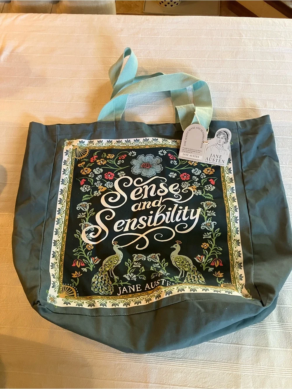 NWT Jane Austen Bundle Sense and Sensibility Tote Bag & Quotes Mug Bookworm Set